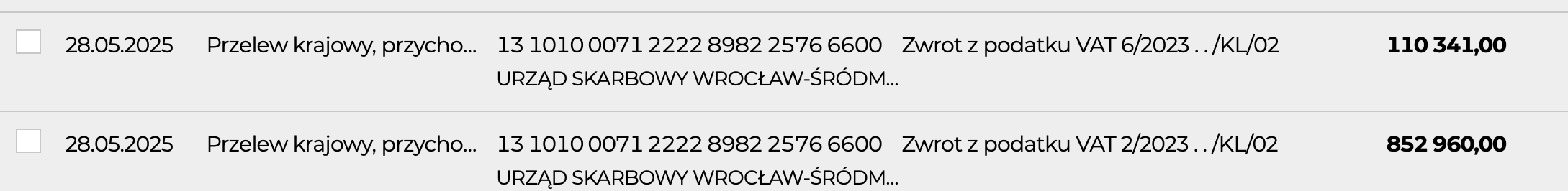 Pozytywny wynik kontroli Urzedu Celno-Skarbowego