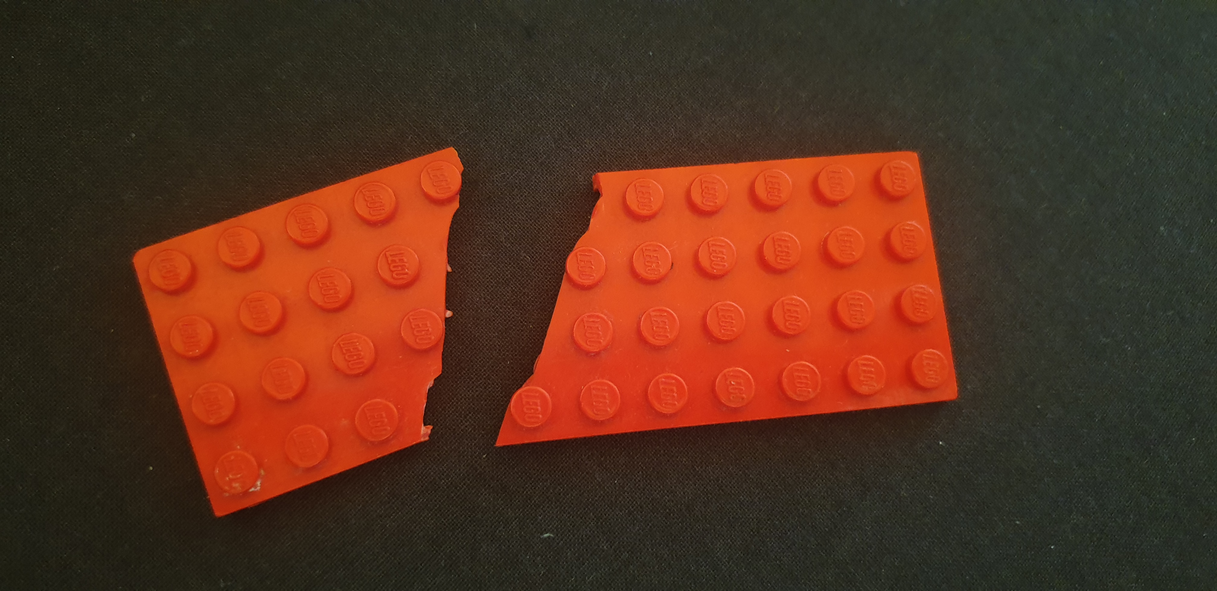 Broken store lego pieces